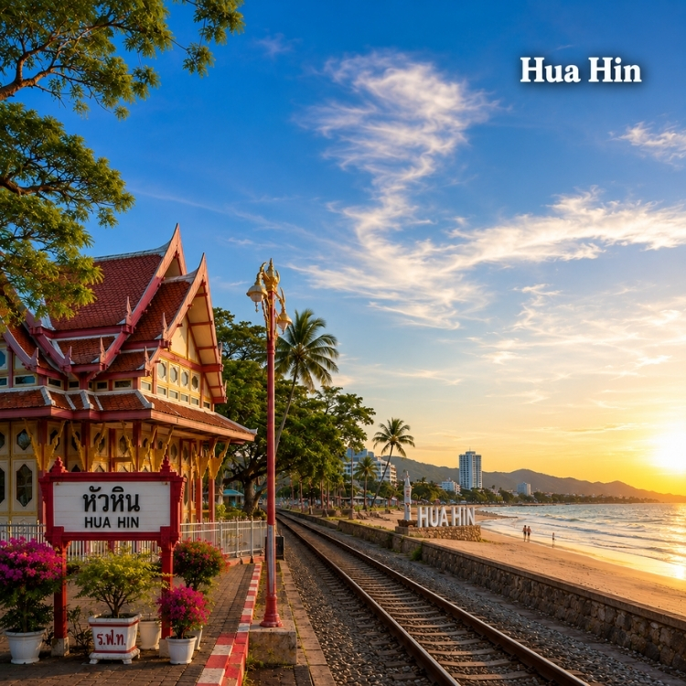 คู่มือท่องเที่ยวริมชายหาดสุดหรูแห่งหัวหิน